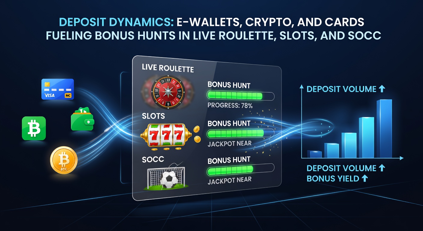 Crypto transaction graphic showing Bitcoin and Ethereum speeding toward roulette wheel, slot reels, and soccer ball icons for bonus-enhanced gaming