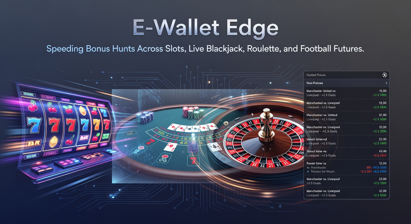 Digital e-wallet interface displaying quick transfers to casino games including slots and sports betting options