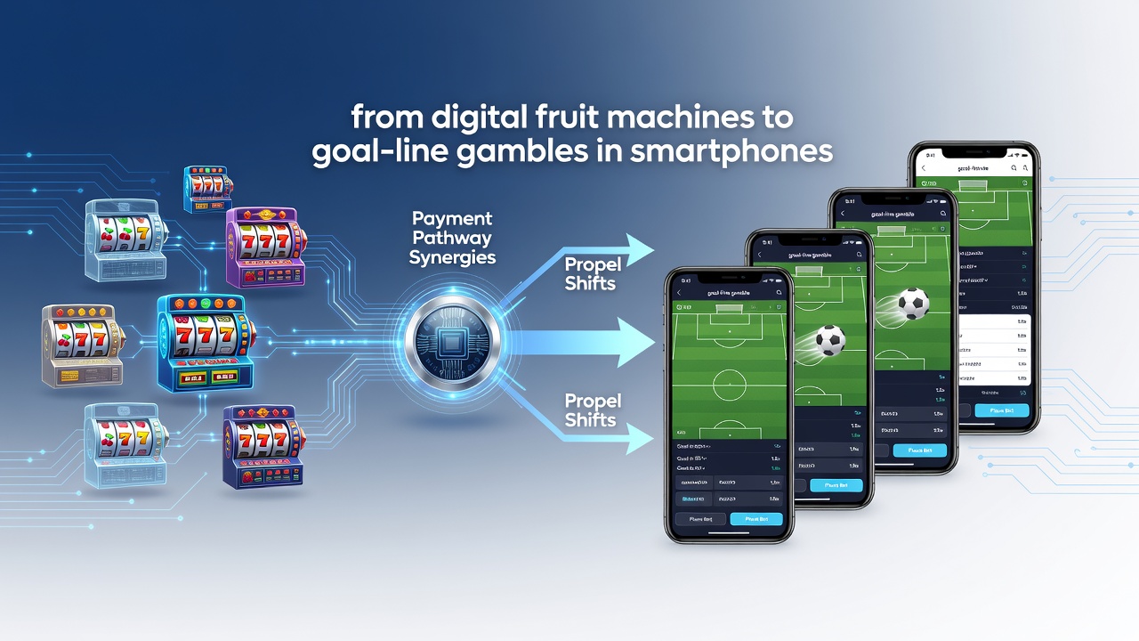 Smartphone display showing seamless fund transfer from slot games to sports betting markets