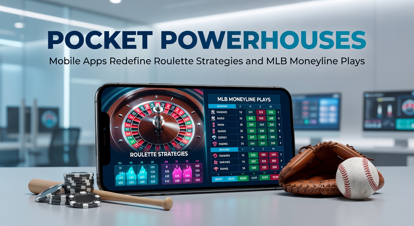 Smartphone screen showing a roulette wheel simulation alongside MLB betting odds on a mobile app interface
